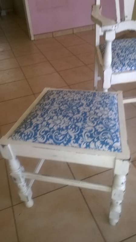 The NOT SO SHABBY CHAIR and matching STOOL